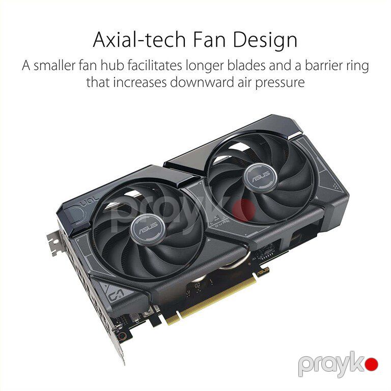Video kart "ASUS Dual GeForce RTX 4060Ti OC Edition 8GB GDDR6" — Kompüterlər və noutbuklar, Bakı (4)