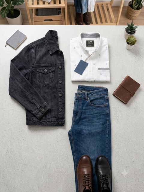 LCW Casual kişi köynəyi - Model: LCW Casual, düyməli, uzunqol — Digah