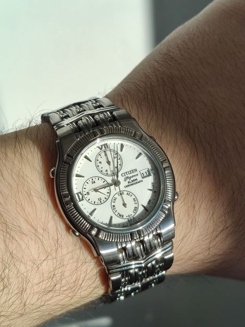 Barter Yoxdur Citizen quartz alarm chronograph saati, esl yapon — Qusar