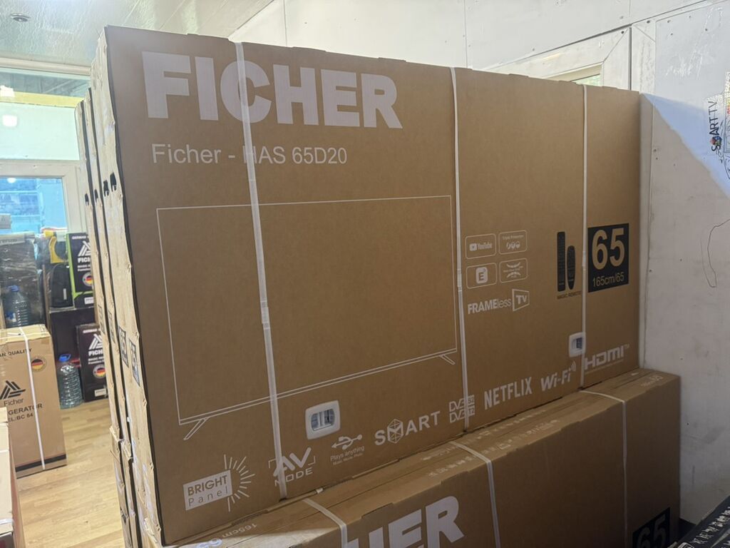 Fıcher smart televizorlar Ölçülər: - 32" (81 sm). 220 - 43" (109 sm) — Televizorlar, Bakı (2)