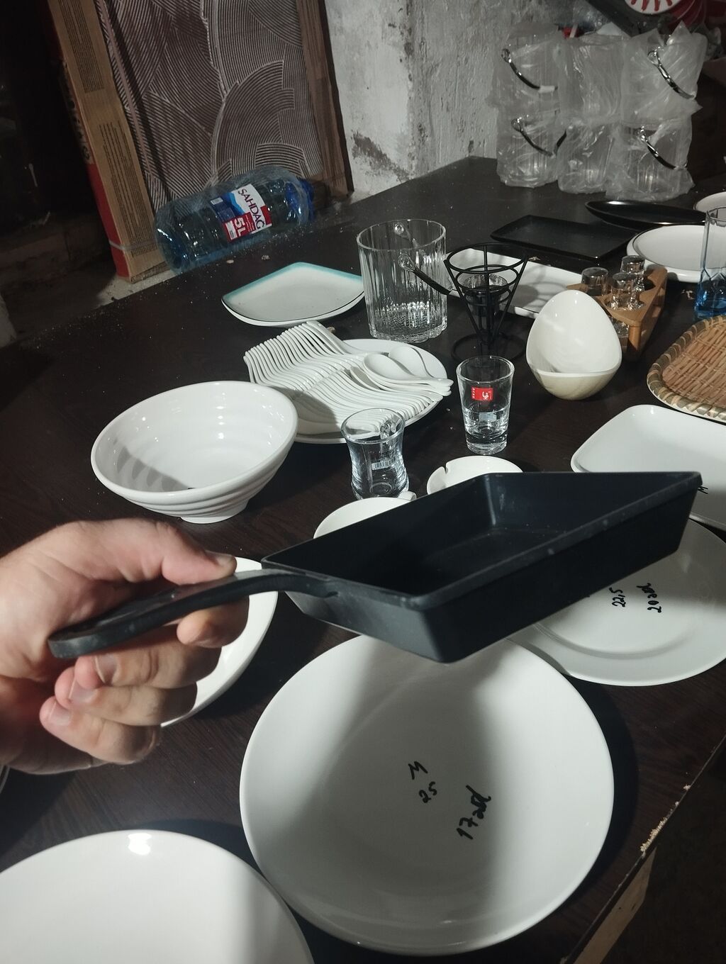 Mətbəx qab-qacaq dəsti – müxtəlif növ servis və təqdimat üçün Tərkib — Qablar, Bakı (5)