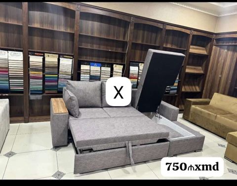 Çevrilən divan – yataq funksiyalı, praktik modellə - Mexanizm: asan — Bakı