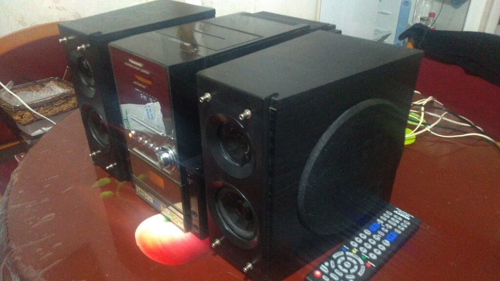 Panasonic CD Stereo System SA‑PM17 mini-musiqi mərkəzi - Komplekt — Akustik sistemlər, Bakı (5)