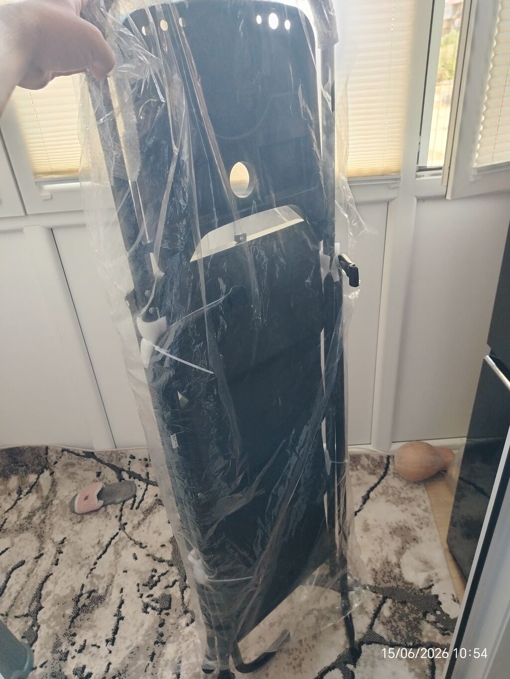 Elektrikli beşik/əlavə çarpayı boz tonlarda. Xüsusiyyətlər — Mebel, Xızı (3)