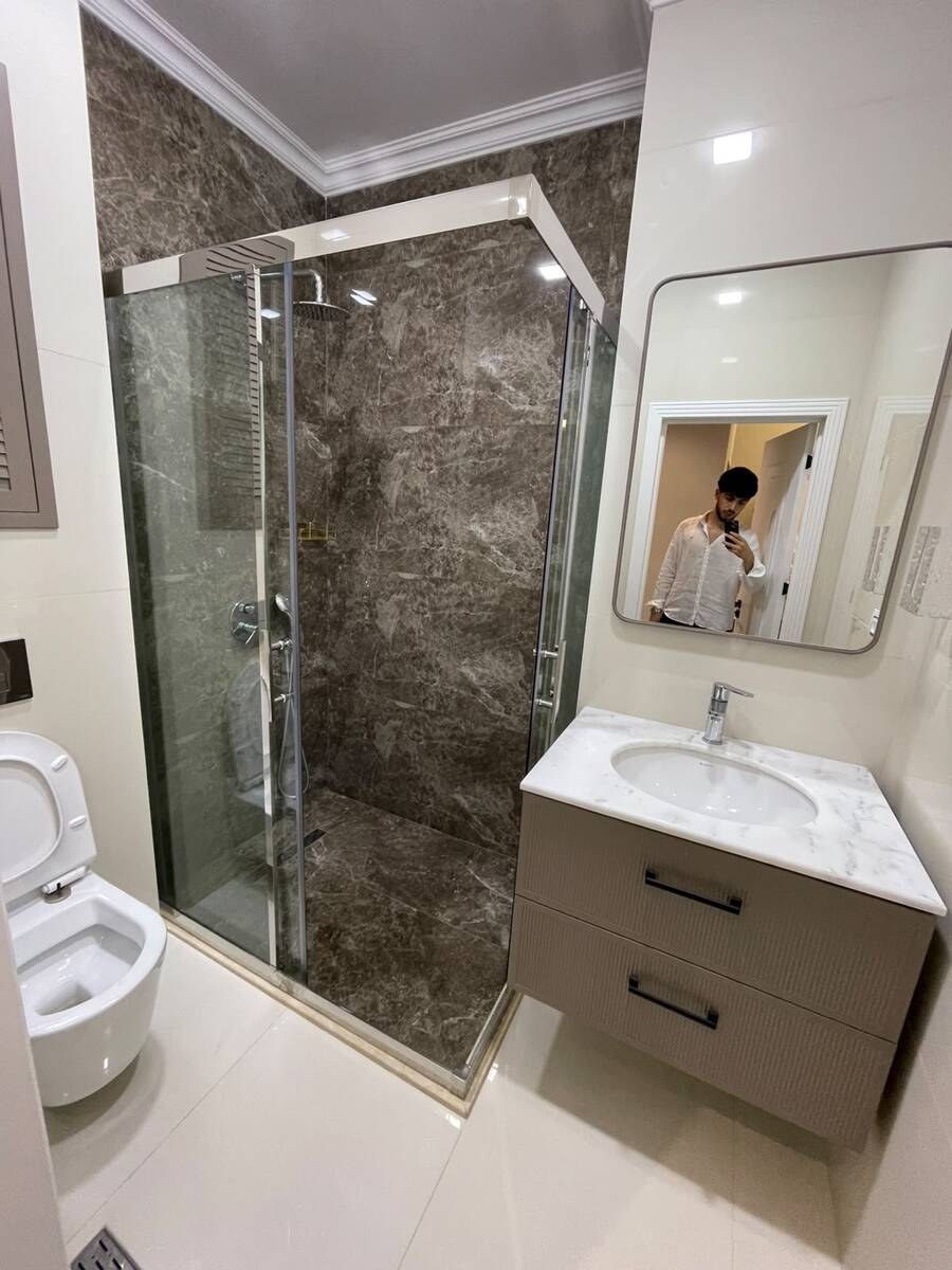 İcarəyə verilir 3 otaqlı yeni tikili 105 m² — Mənzil, Bakı (10)