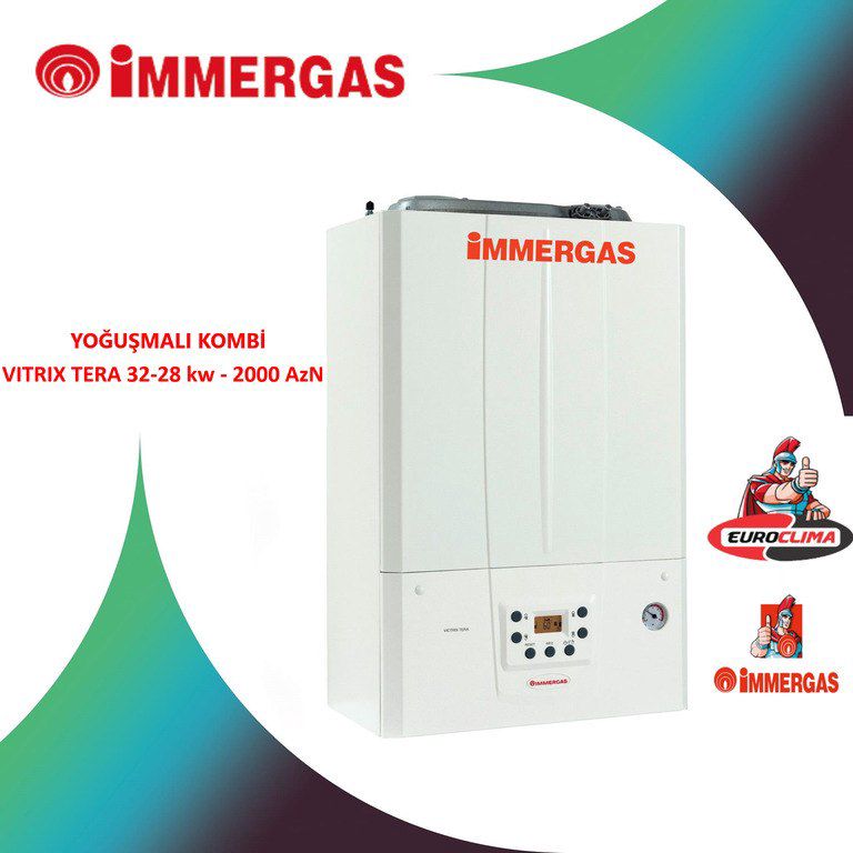 Kombi Yoğuşmalı "Immergas Tera" 32-28 kw — Təmir və inşaat, Bakı (3)