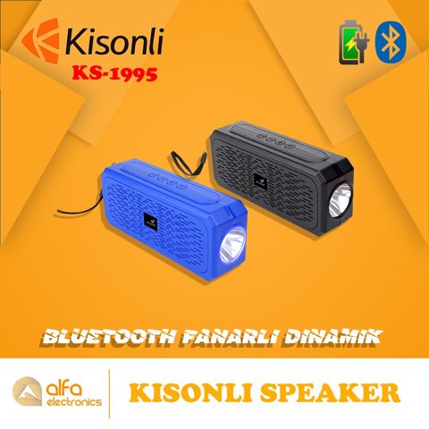 "Kisonli Ks-1995" fənərli radio bluetooth dinamik — Bakı