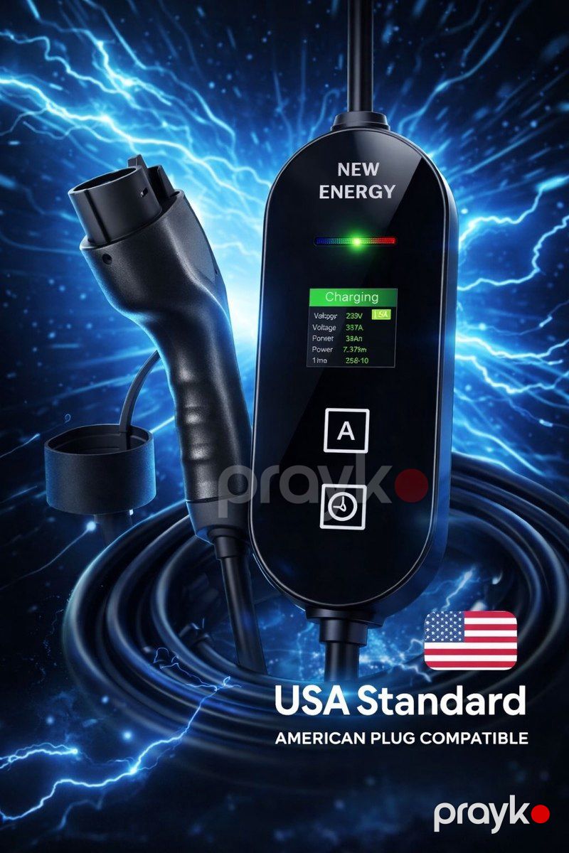 Elektromobil adapteri EVcharger “TYPE1” adapteri 220V 16A WiFi — Ehtiyat hissələri və aksesuarlar, Bakı (2)