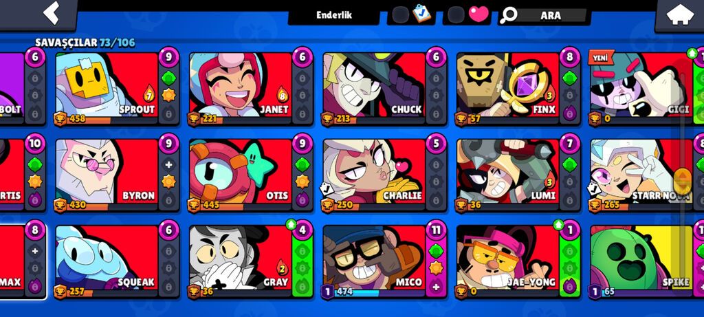 Brawl Stars hesabı – yüksək inkişaflı və zəngin kontentli - Kupa — Oyunlar, konsollər və proqramlar, Ceyranbatan (4)