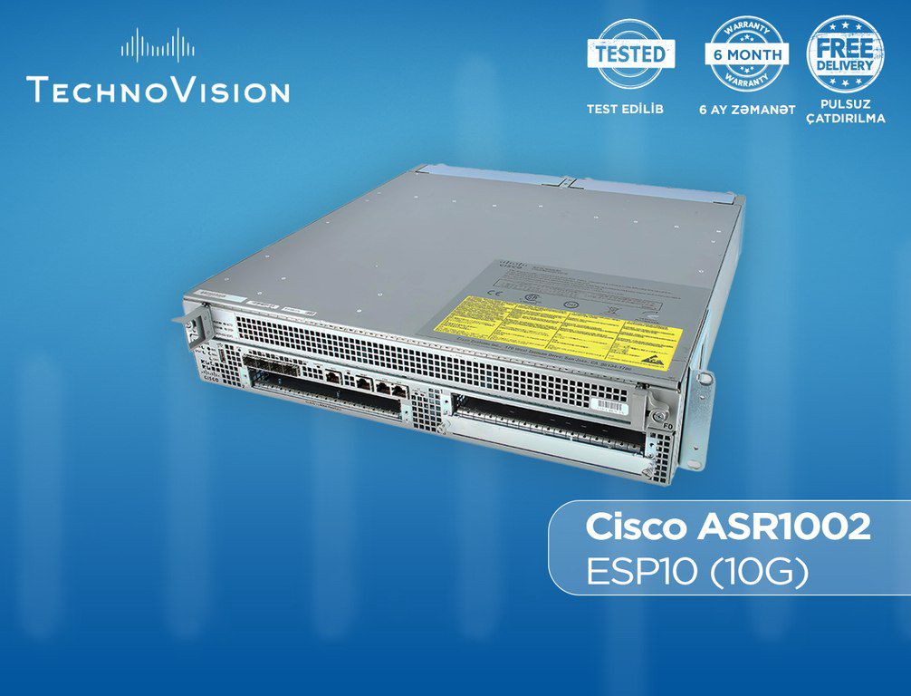 Cisco ASR1002 ESP10 (10G) — Şəbəkə və server avadanlığı, Bakı (3)