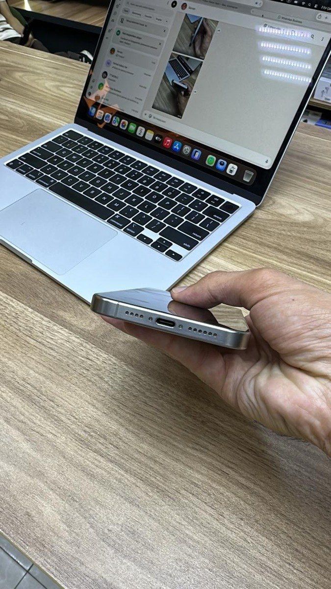 Apple iPhone 15 Pro Max Natural Titanium 256GB/8GB — Smartfonlar, Bakı (6)
