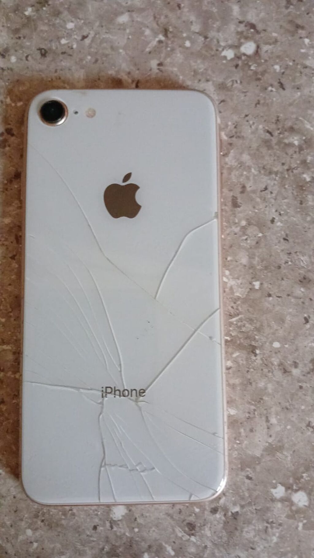IPhone 8, 256 GB, Ağ, Qırıq — Apple iPhone, Qusar (2)