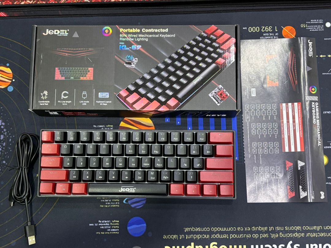 Jedel KL69 Mexaniki klaviatura 60% — Elektronika, Bakı (7)