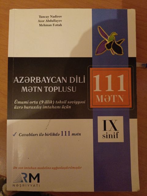 Məhsul: “Azərbaycan dili – Mətn toplusu: 111 mətn” (IX sinif) — Masazır