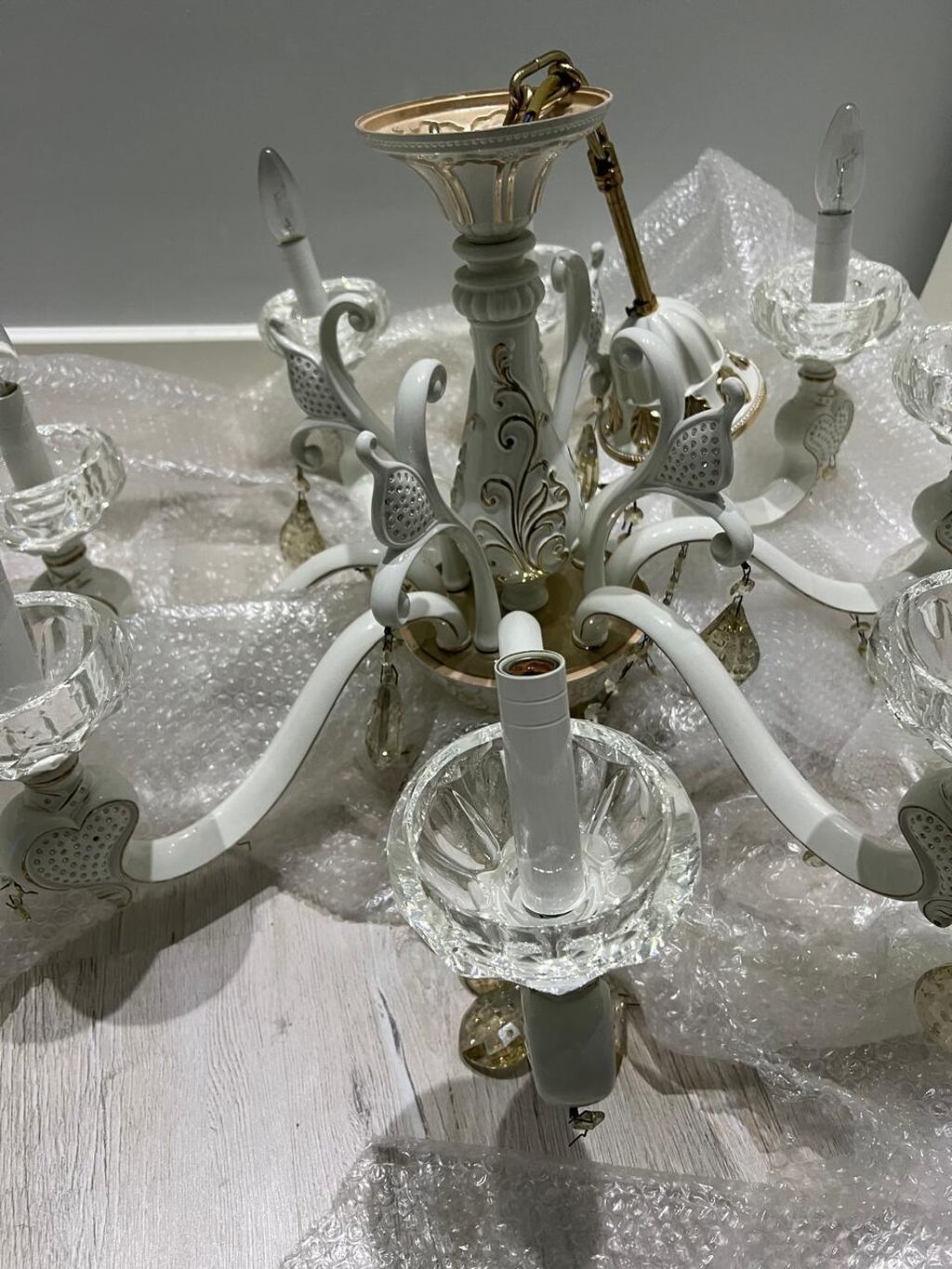 Çılçıraq, 8 lampa, Metal — Tavan is?qlar? v? cilc?raqlar, Bakı (4)