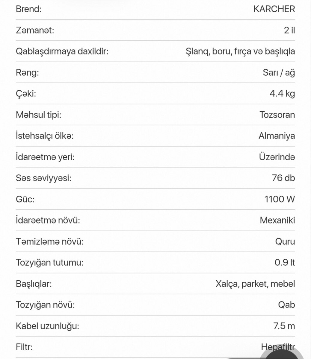 Tozsoran Karcher — Ev texnikası, Bakı (5)