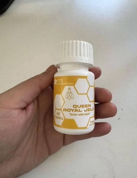 Məhsul: Queen Royal Jelly – arı südü tərkibli qida əlavəsi .Ünvandan — Bakı