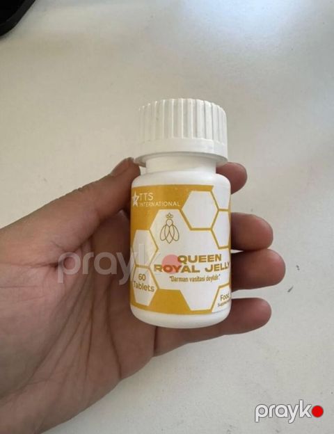 Məhsul: Queen Royal Jelly – arı südü tərkibli qida əlavəsi .Ünvandan — Bakı