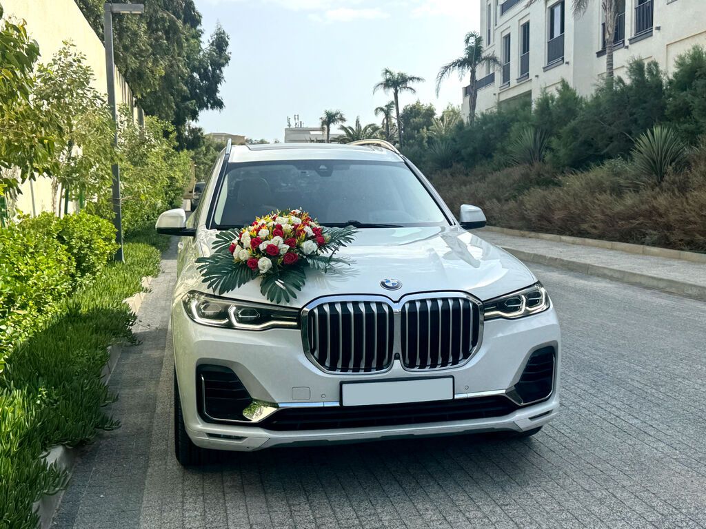 Bəy gəlin maşını BMW X7.Sürücüsüz verilmir.Toy, nişan, və digər — Minik avtomobili icarəsi, Bakı (8)
