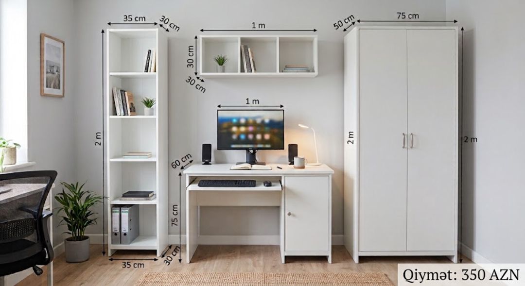 Kompüter masası dəsti — Mebel, Bakı (3)