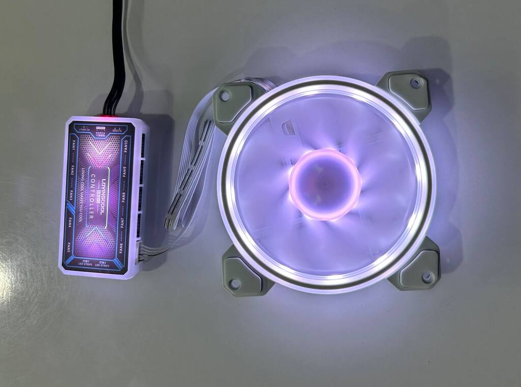 RGB Kuler "Loving Cool W-1200 Molex White" — Kompüterlər və noutbuklar, Bakı (3)