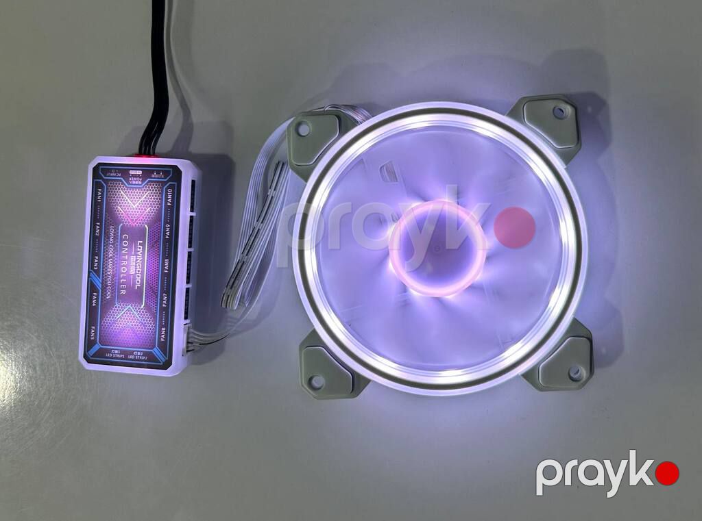 RGB Kuler "Loving Cool W-1200 Molex White" — Kompüterlər və noutbuklar, Bakı (3)