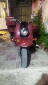 Üç təkərli yükgötürən motosiklet (motorlu araba) - Konstruksiya: Öndə — Motorcycles