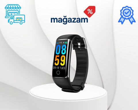 Smart qolbaq Yesido IO15 Smart Band Black — Ağıllı saatlar və qolbaqlar