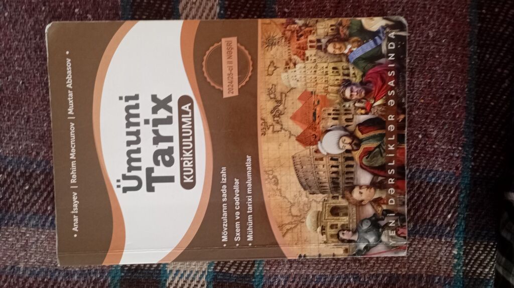 Məhsul: “Ümumi Tarix – Kurikulumla” hazırlıq vəsaiti (yeni dərsliklər — Kitablar, Bakı