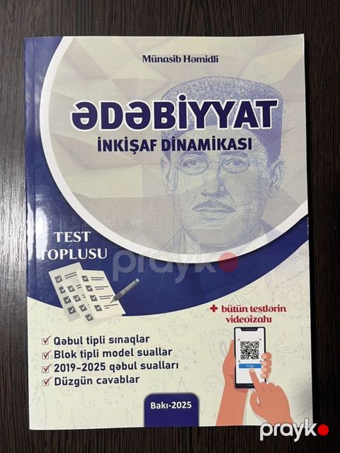 “Ədəbiyyat – İnkişaf Dinamikası” test toplusu (Münasib Həmidli) 2025