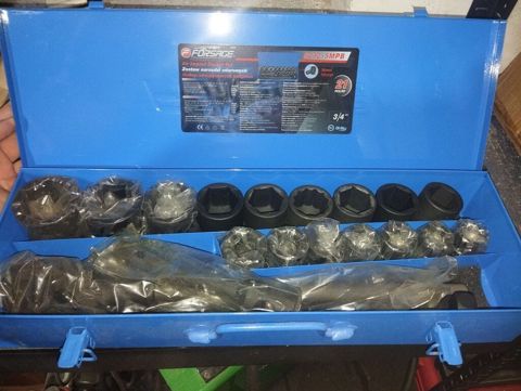 Forsage 6212-5MPB zərbə ucluq dəsti - Növ: Air Impact Socket Set — Bakı