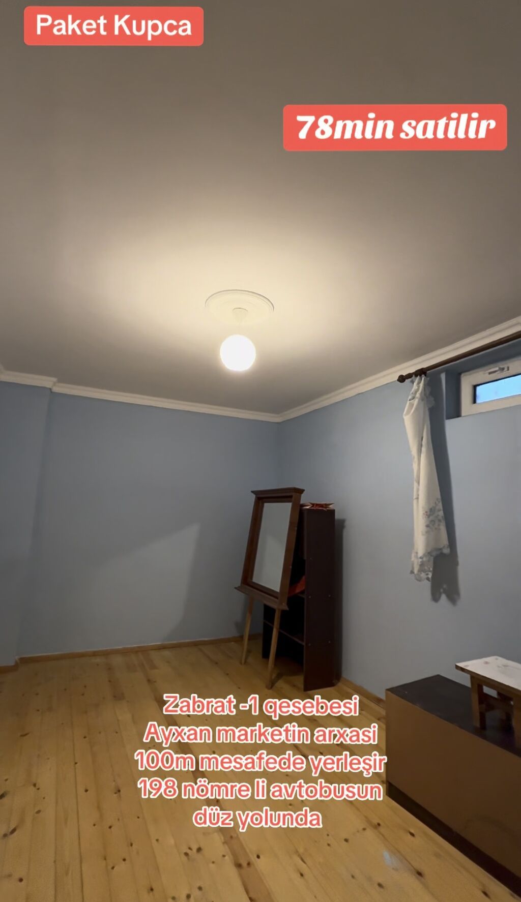 Zabrat 1 qəsəbəsində, Ayxan marketin arxasında yerləşən paket kupçalı — Ev, villa, Digah (7)