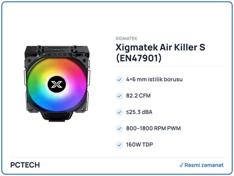 Xigmatek Air Killer S (EN47901) — Bakı