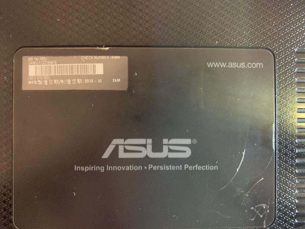 Asus x55U satilir, shekilde gorduyuvuz veziyyetdesi icinde ram — Asus, Bakı (4)