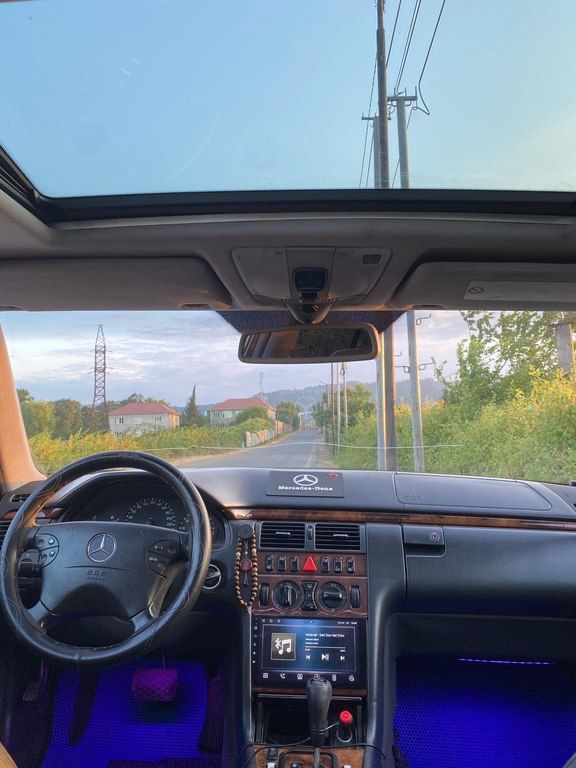 Mercedes E 240, 2.4 L, 2000 il, 448 000 km — Avtomobillər, Bakı (7)