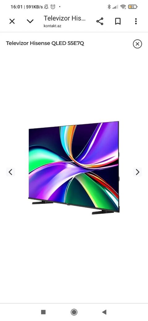 Televizor Hisense 55E7Q — Bakı