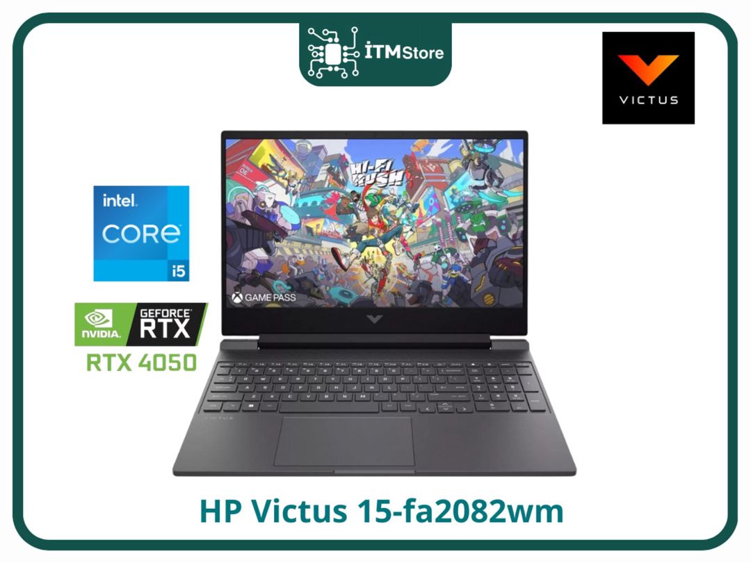 HP Victus 15-fa2082wm — Intel Core i5, RTX 4050, 16GB RAM, 512GB SSD, 15.6" 144Hz — Lenovo, Bakı