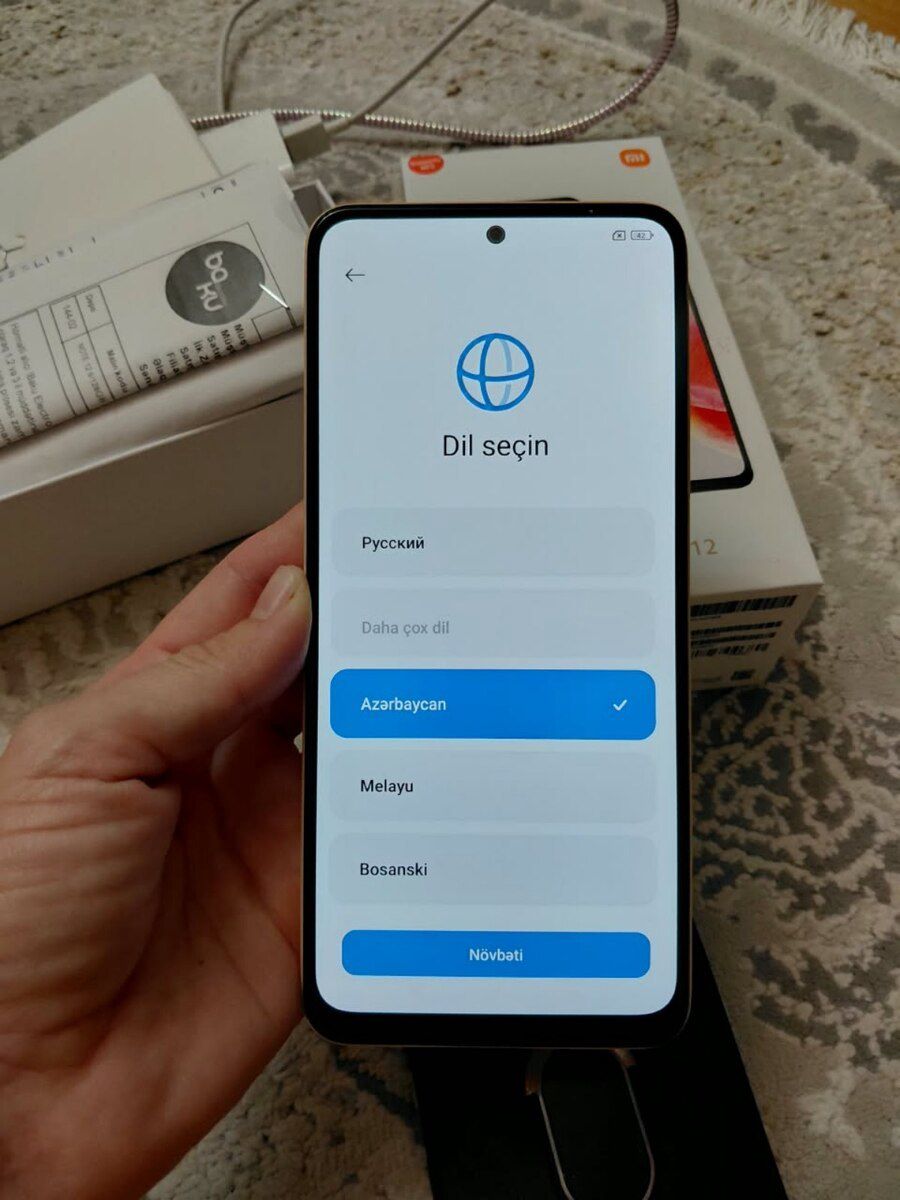 Xiaomi Redmi Note 12 (4G) Sunrise Gold 128GB/6GB — Smartfonlar, Bakı (5)