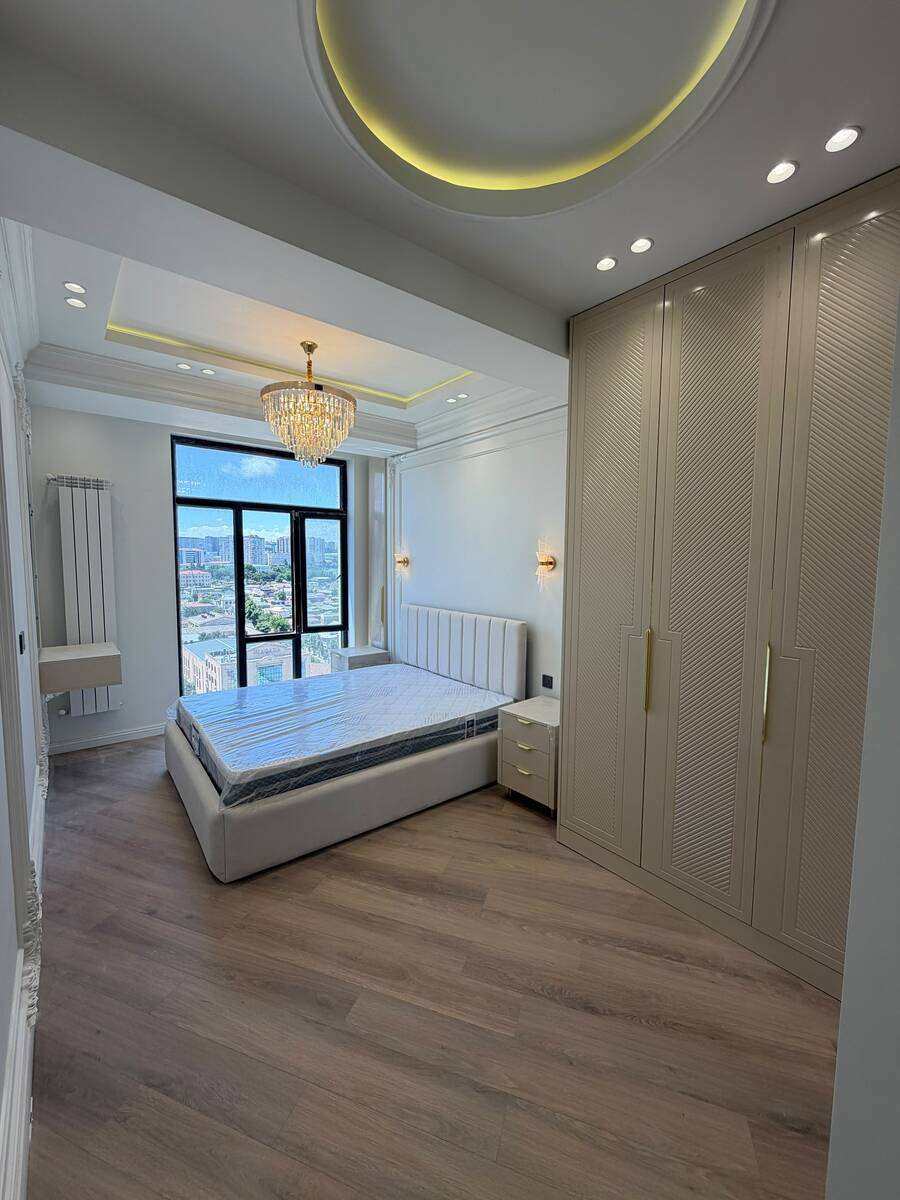 İcarəyə verilir 4 otaqlı yeni tikili 125 m² — Mənzil, Bakı (9)