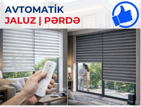 Avtomatik jalüz pərdə — Bakı