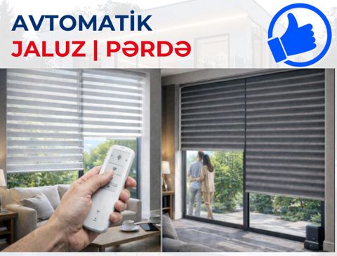 Avtomatik jalüz pərdə — Bakı