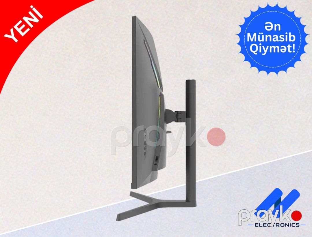 Monitor Aıwa Gamıng MD320G-Y 32" Wled Curved 165Hz (Speakers) — Kompüterlər və noutbuklar, Bakı (4)