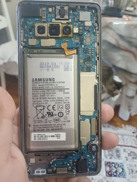 Samsung Galaxy S10+ (SM-G977) üçün orijinal hissələr - Anakart və — Xırdalan