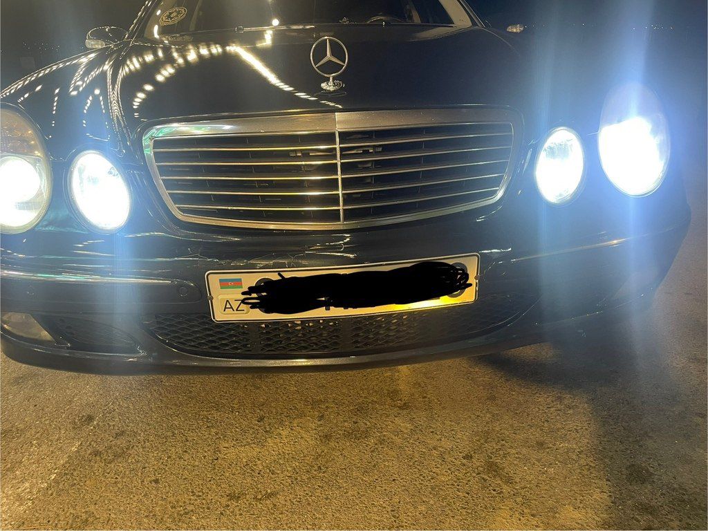 Mercedes E 240, 2.6 L, 2003 il, 267 370 km — Avtomobillər, Bakı (6)
