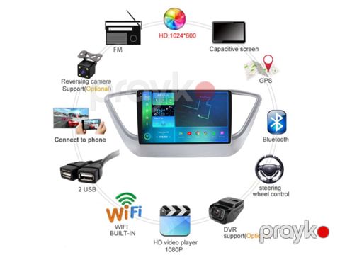 Android monitor "Hyundai Accent 2017-2025"