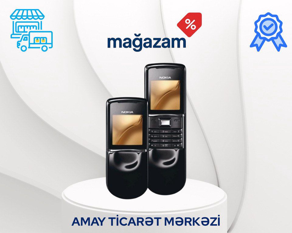 Nokia 8800 Sirocco Black — Düymə telefonları, Bakı