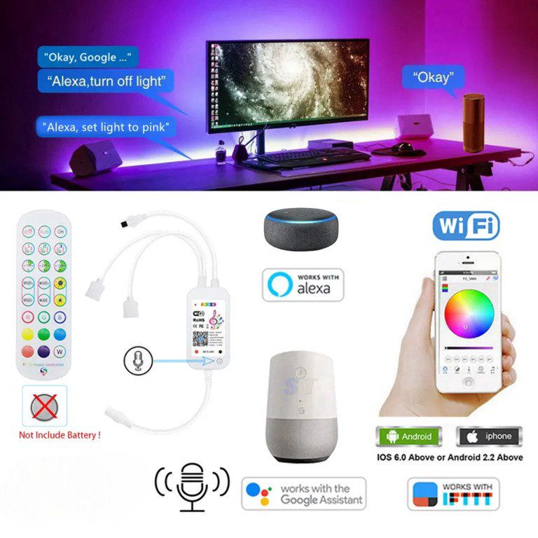 Gizli WiFi LED lent işıq — İşıqlandırma, Bakı (5)