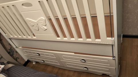 Uşaq beşiyi – “Baby Mood” modeli - Rəng: krem/ivori - Material — Bakı