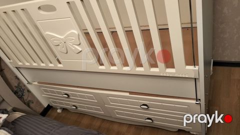 Uşaq beşiyi – “Baby Mood” modeli - Rəng: krem/ivori - Material — Bakı