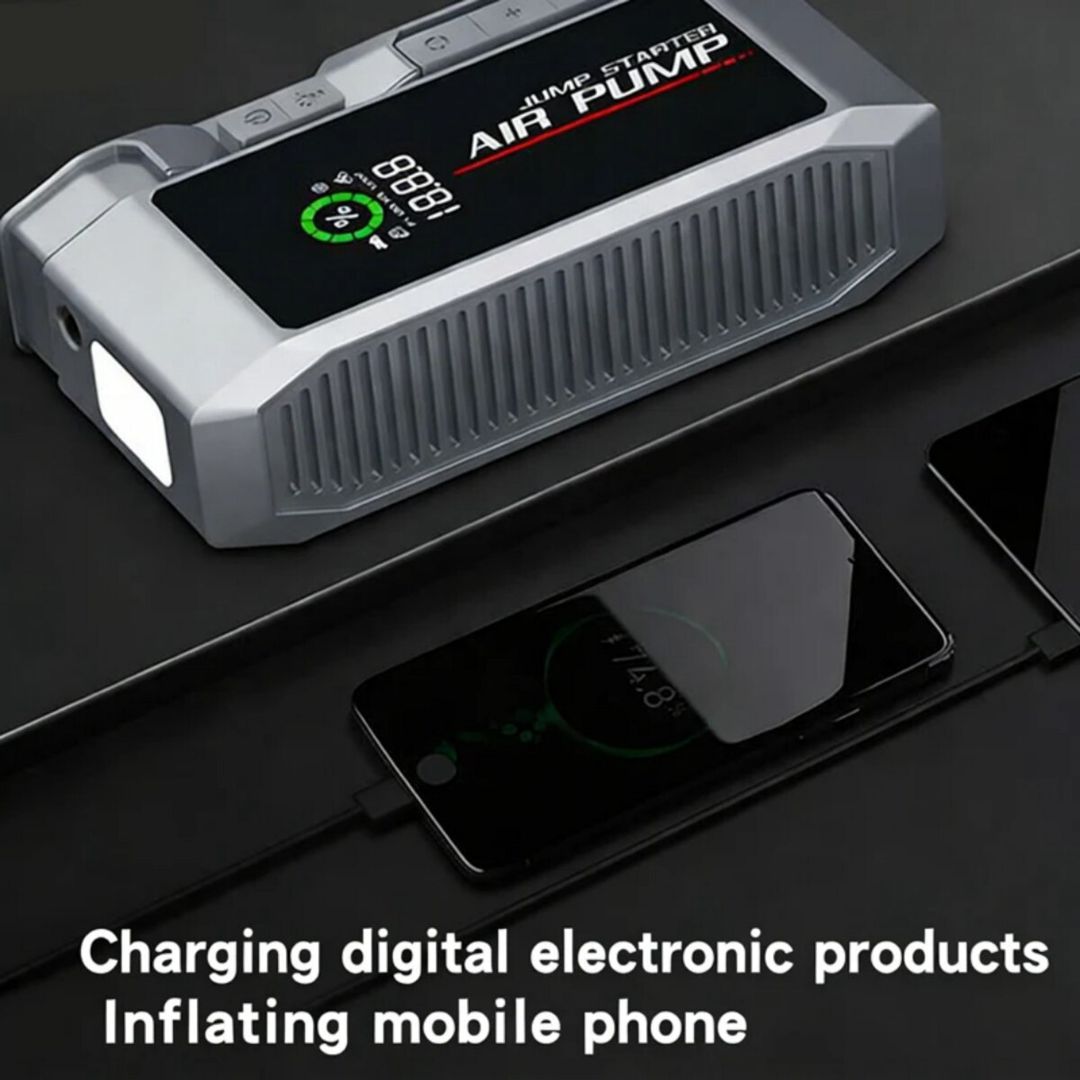 Mühərriki işə salan Jump Starter və təkər nasosu — Ehtiyat hissələri və aksesuarlar, Bakı (5)